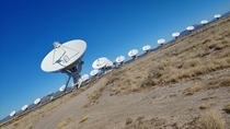 The Very Large Array radio astronomy observatory in New Mexico  Its not a space pic but these dishes take a lot of space pics and have contributed so much to our knowledge of the universe I geeked out super hard today