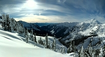 The view from Artist Point North Cascades 
