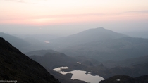 The View from Mount Snowdon In Wales At Sunrise This Morning 