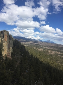 The view in La Veta Colorado USA 