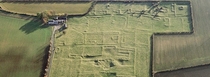 The well defined footprint of an abandoned English village 