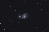 The Whirlpool Galaxy from my backyard 
