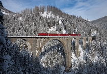 The Wiesen Viaduct in Switzerland 