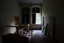 The window I climbed into to get into an abandoned hospital made to quarantine people with cholera 