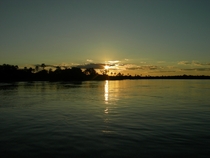 The Zambezi River at Sunset Zambia photo by Joachim Huber 