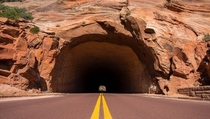The Zion-Mount Carmel Tunnel Utah