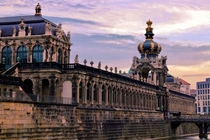 The Zwinger completed in  destroyed in  rebuilt in  Located in Dresden Germany 