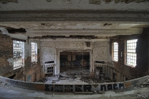 Theatre Inside The Abandoned City Methodist Church in Gary Indiana 