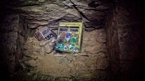 There is a mailbox in the forbidden catacombs of Paris where you can leave mail in the form of messages or drawings and recover the one or those that have been left by other cataphiles