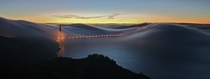 Thick layer of fog covering the Golden Gate Bridgex-post rfoggypics