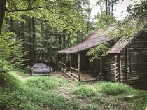 This abandoned cabin I found in north Georgia