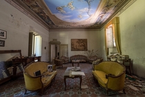 This abandoned Italian mansion is called Golden Villa 