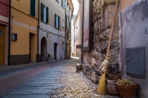 This alley in Diano de Castello Italy 