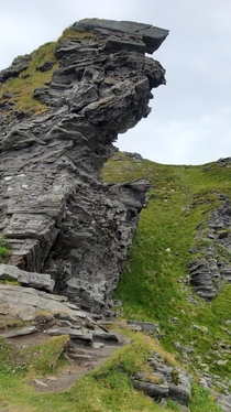 This amazing cliff somewhere around the North Cape Norway 