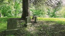 This cemetery from the s