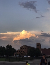 This cloud in Colorado