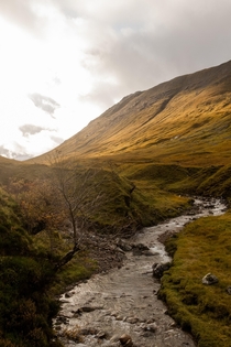 This glen by Buachaille Etive Mor is quite pretty 
