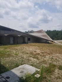 This is a building in a long abandoned cement plant in very rural North Carolina