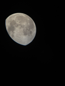 This is a photo of Moon I shot last night 