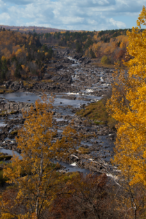 This is the Saint Louis River flowing through Jay Cooke State Park in Northern Minnesota 