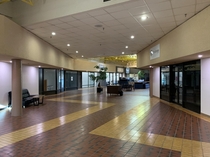This mall in my hometown hasnt been touched since about  until recently some new owners had it opened for lease space