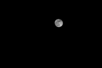 This picture of the moon taken with just a DSLR with mm lens