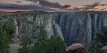 This place sent chills down my spine Black Canyon of the Gunnison in Colorado 