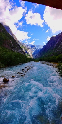 This River near Lovatnet Norway 