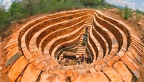 This  year old stepwell is located in Prakasham District of Andhra Pradesh in India