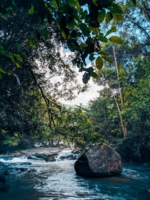 Thommankuthu Waterfalls Kerala India    