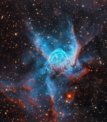Thors Helmet Nebula shot from hrs OC