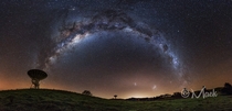 Three Galaxies over New Zealand 