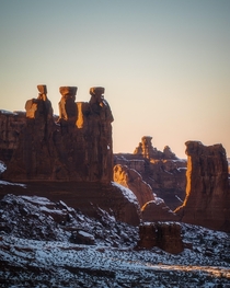 Three Gossips in Arches National Park 