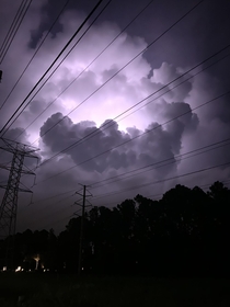 Thunderstorm in Jacksonville Florida