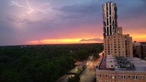 Thunderstorm over St Louis MO