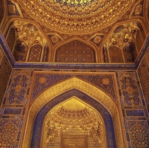 Tillakori Medrese in Samarkand Uzbekistan