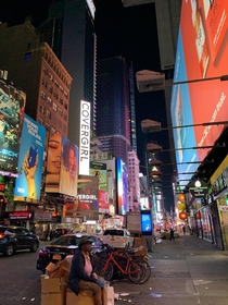 Times Square while I was tripping balls