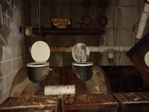 Toilets in the basement of an abandoned asylum in upstate NY