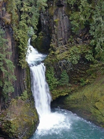 Toketee Falls Idleyld Oregon 