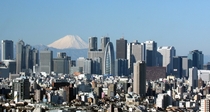 Tokyo and Mount Fuji
