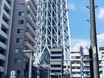 Tokyo Japan Sky Tree is huge