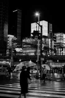 Tokyo Shinjuku on a rainy night