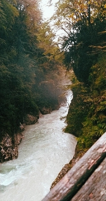 Tolmin Gorges Slovenia  taken on snapchat