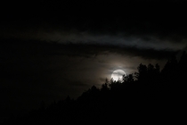 Tonights moon rise over the Bitterroot Valley Montana 