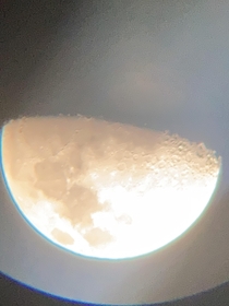 Took some pictures of the moon and Spica not the best pictures but I dont have the best telescope