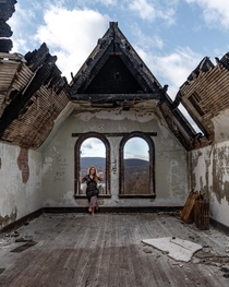 Top Floor of an Abandoned State Hospital that Caught on Fire 
