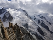Top of Mont Blanc Chamonix France 