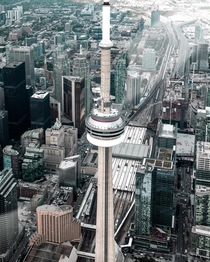 Toronto from a helicopter 