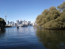 Toronto from the islands 