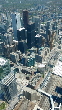 Toronto skyline from CN Tower